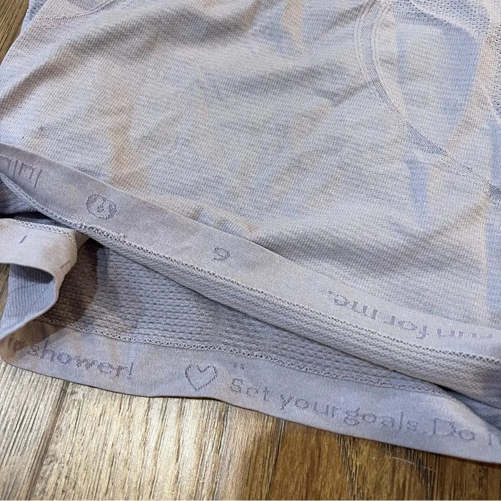 Lululemon Lavender Purple Swiftly Tech Tank Top Size 6 - Image 3