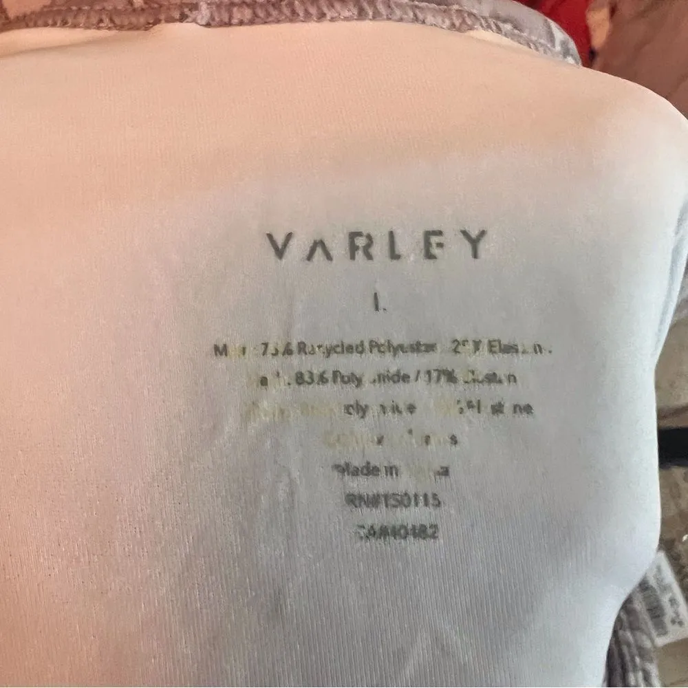 Varley Let's‎ Move Kellen Bra Fragment Cheetah Size Large Medium Support Active - Image 2