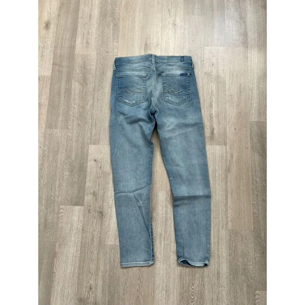 7 For All Mankind Jeans Skinny Woman Size 25 - Image 6