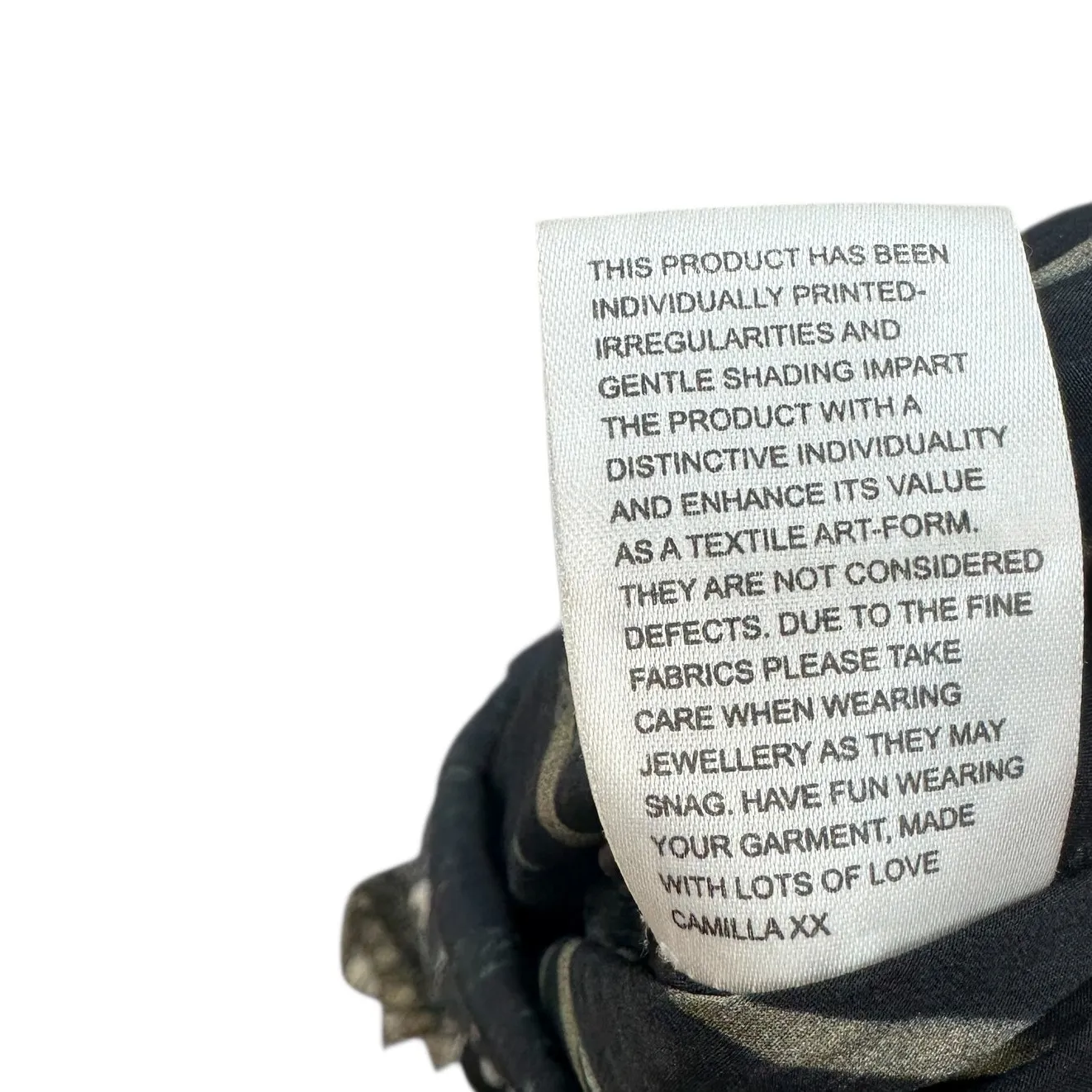 Camilla Lace Up Front Dress Maxi Under A Full Moon Print Black Size Small - Image 17