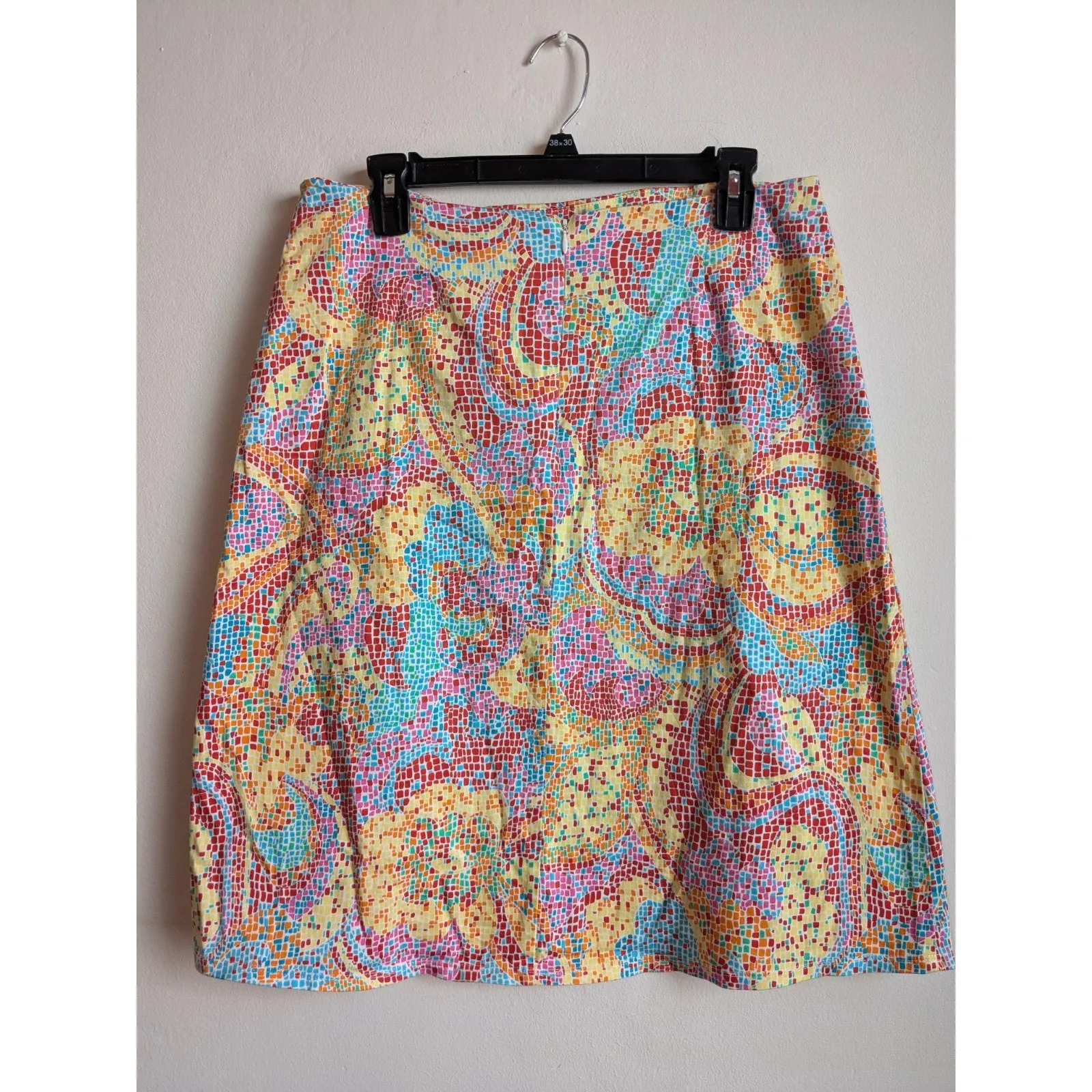 Women's Pencil Skirt Lily Vintage USA Stretch Pink Below the Knee Sz Large EUC - Image 3