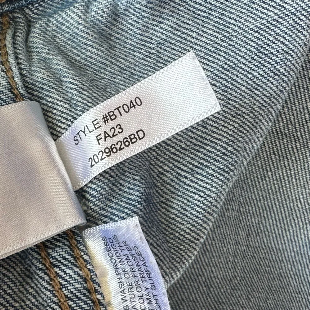 J. CREW Factory Crop Denim Utility Patch Pocket Jeans 29P Blue Size undefined - Image 10