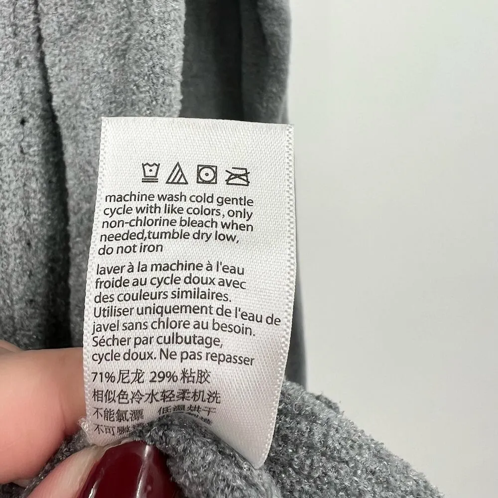 Barefoot Dreams Cozy Chic Ultra Lite Knit Pullover Sweater Gray BDWCU21116 1X - Image 5