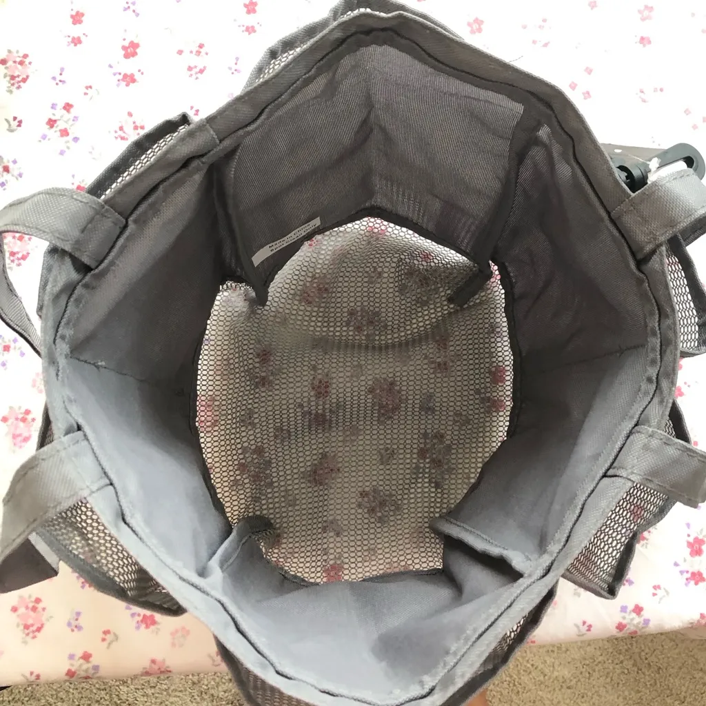 🧴🪮 NWT Room Essentials Mesh Shower Caddy Home Bathroom Organize Gray 🧼 - Image 3