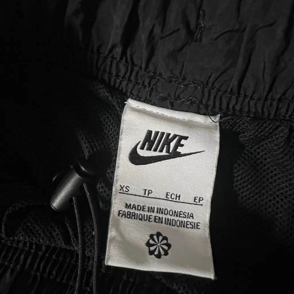 Nike Black Athletic Shorts with White Swoosh - Image 3