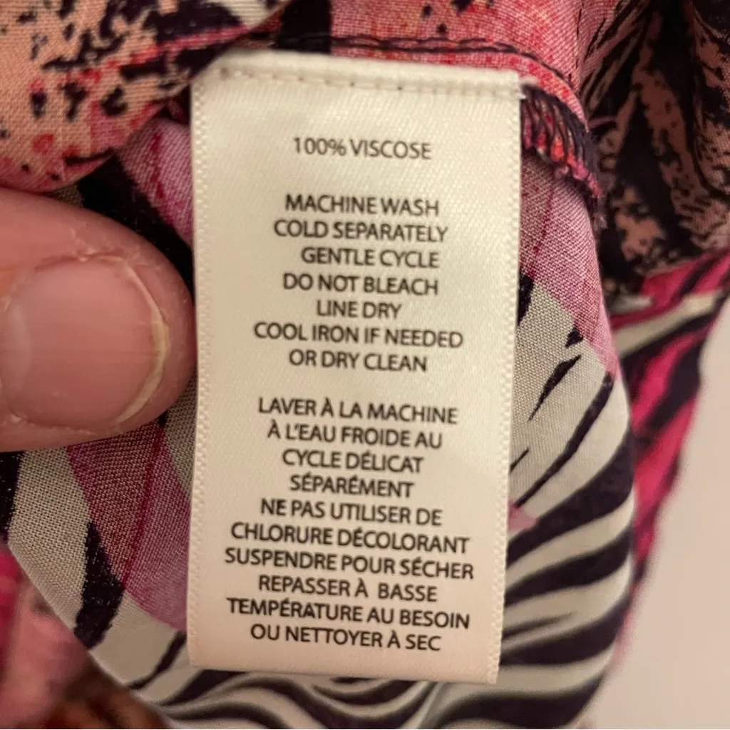 beach lunch lounge Palm Leaf Sun Dress Midi  Women 1X Beachy Summer Flowy Orange - Image 6