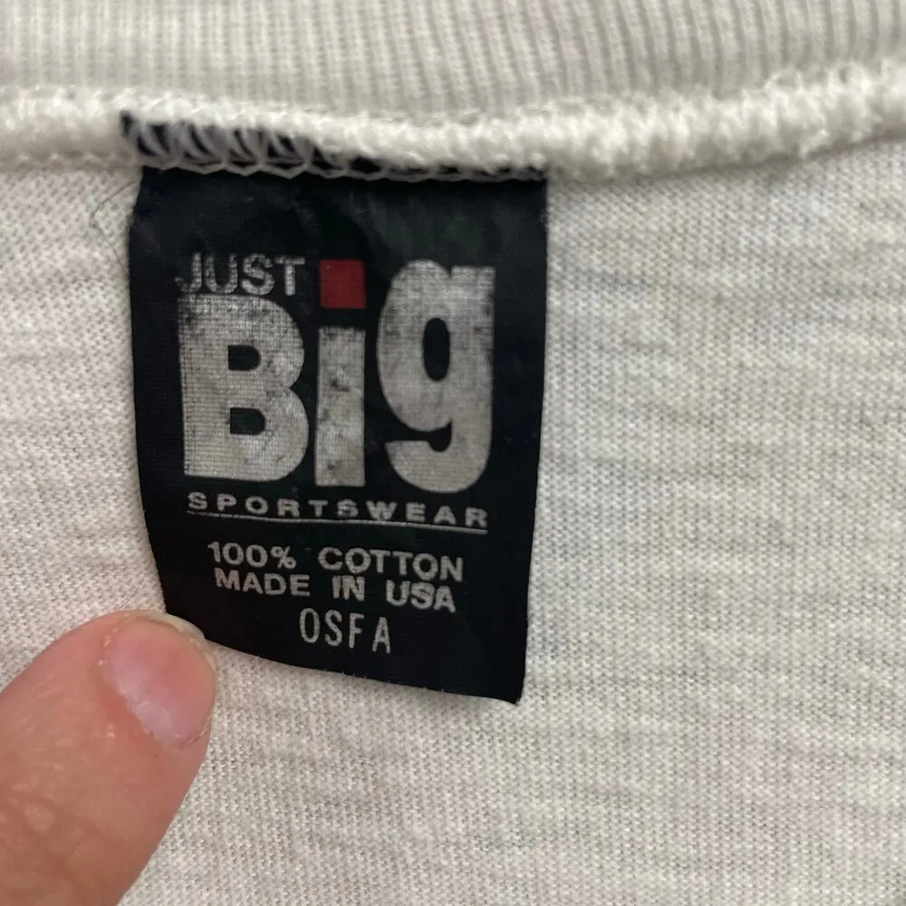 Garth Brooks Vintage Just Big One Size Graphic Tee Oversized 90s VTG Country White - Image 3