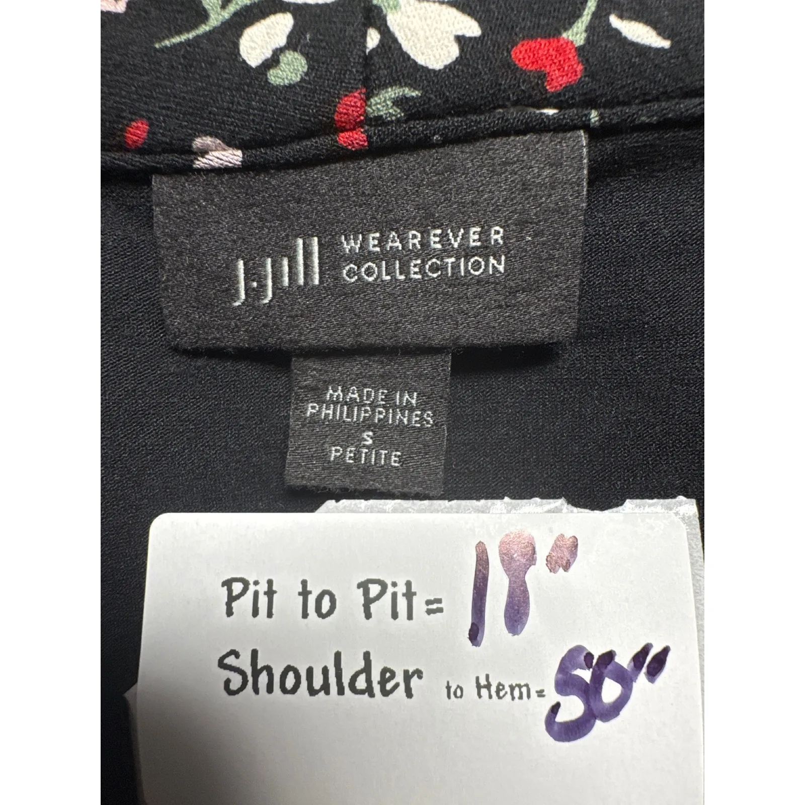 J. Jill Maxi Dress Floral Print Sleeveless‎ Casual Sundress Petite Small - Image 3