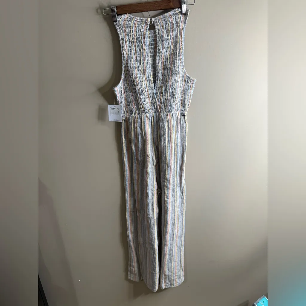 NWT O'Neill striped Dellora smocked jumpsuit size xs - Image 12