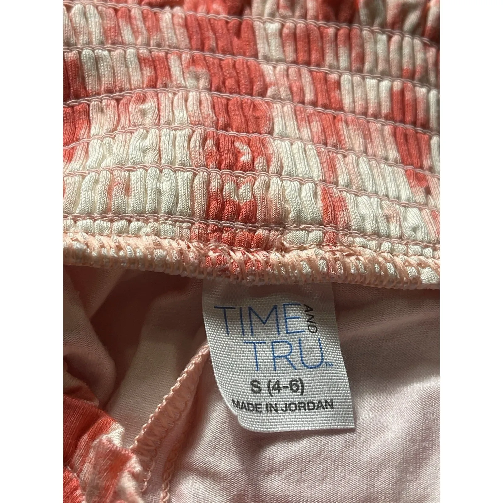 WOMEN'S TIME AND TRUE WHITE Orange.‎ SHORTS~SIZE S 4 - Image 2