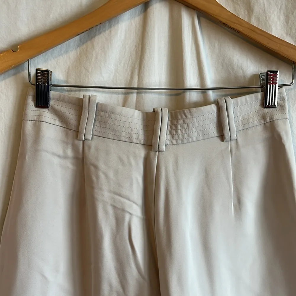 AYR The Gloss Pant Double Tassle Waist Wide Leg Flowy Pleated Trouser - Image 8