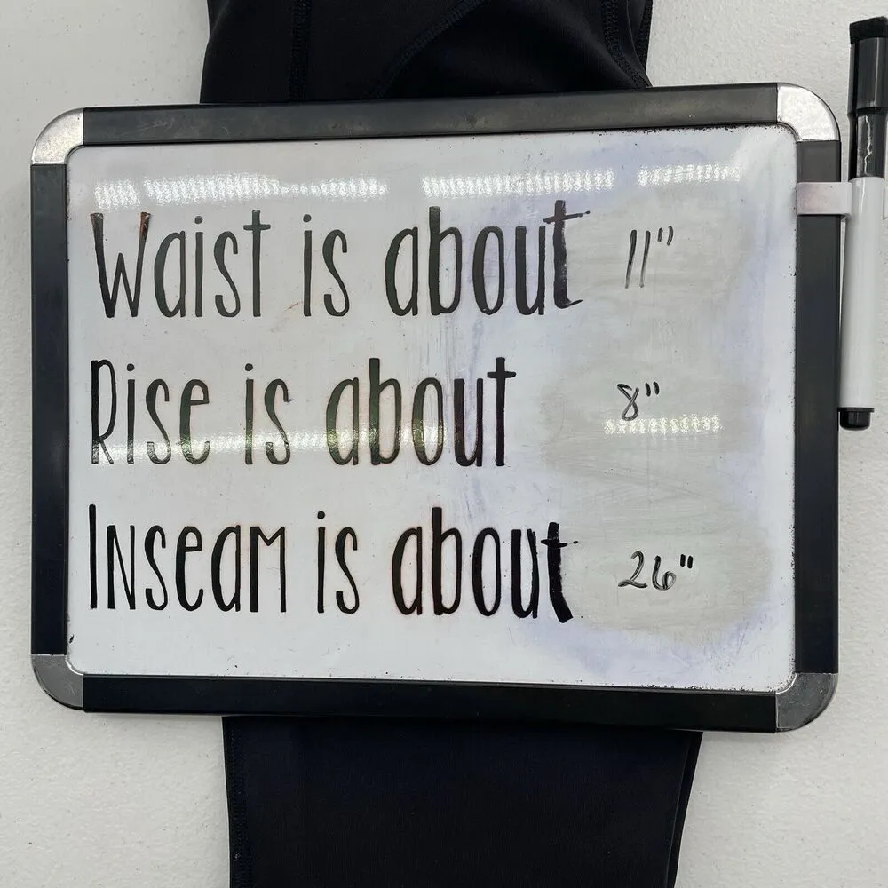 Lululemon Athletica Size 2 Train Times 7/8 Pants Leggings 25" Black Luxtreme - Image 12