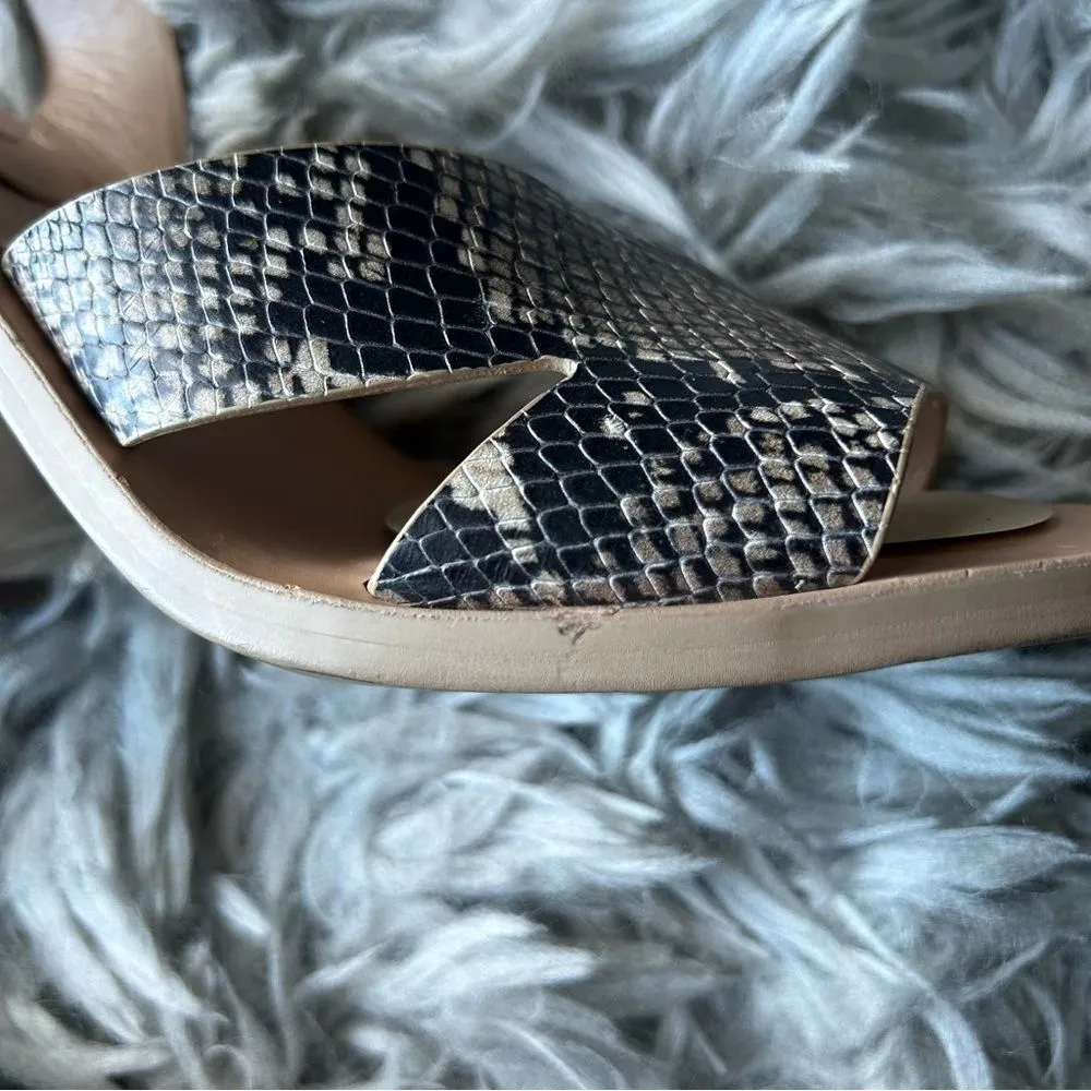 Gianni Bini Marilane snake print block heel sandal women’s shoe size 7.5 - Image 11