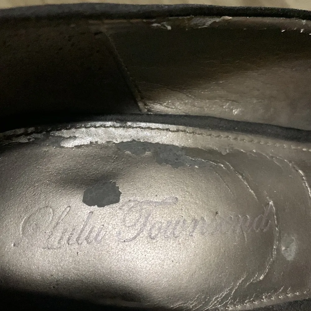 LULU TOWNSEND Black LT Mira Size 11 Peep Toe Heels - Image 3