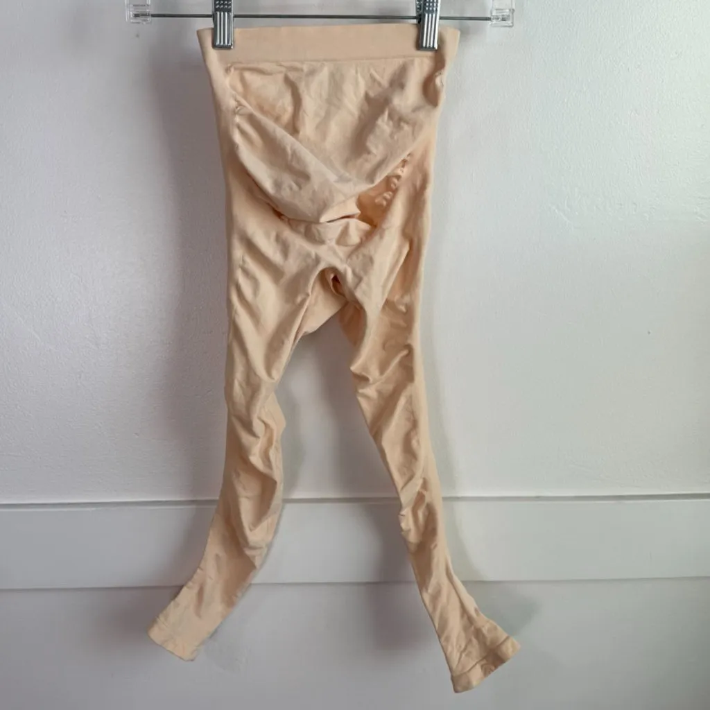 NWOT SKIMS Sand Maternity Seamless Sculpt High Waisted Leggings - Image 4