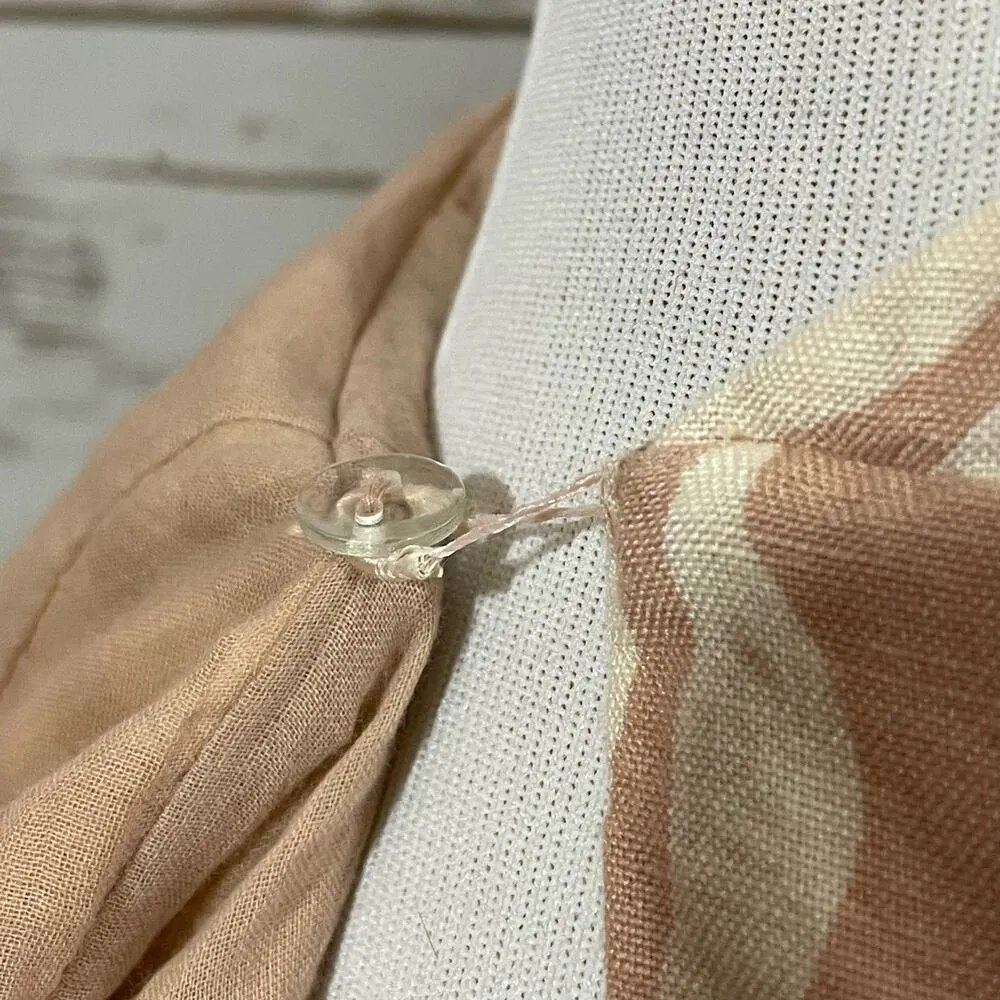 Amuse Society Regatta Woven Mini Wrap Dress - Coral Sands - Small - Image 10