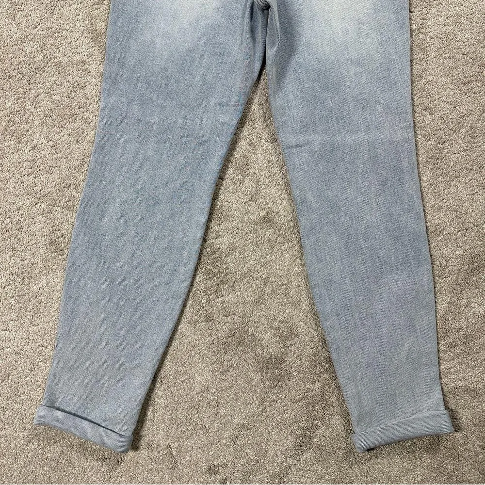 Judy Blue NWT  Curvy Saturday Mornint High Rise Jogger Boyfriend Jeans Blue 7/28 - Image 9