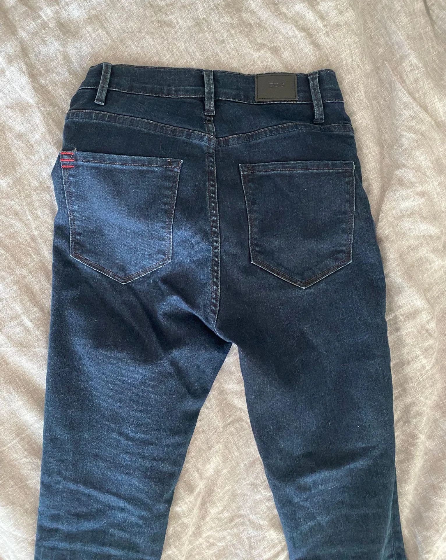 Urban Outfitters DARK WASH SUPER HIGH RISE TWIG ANKLE SKINNY JEANS - Image 3