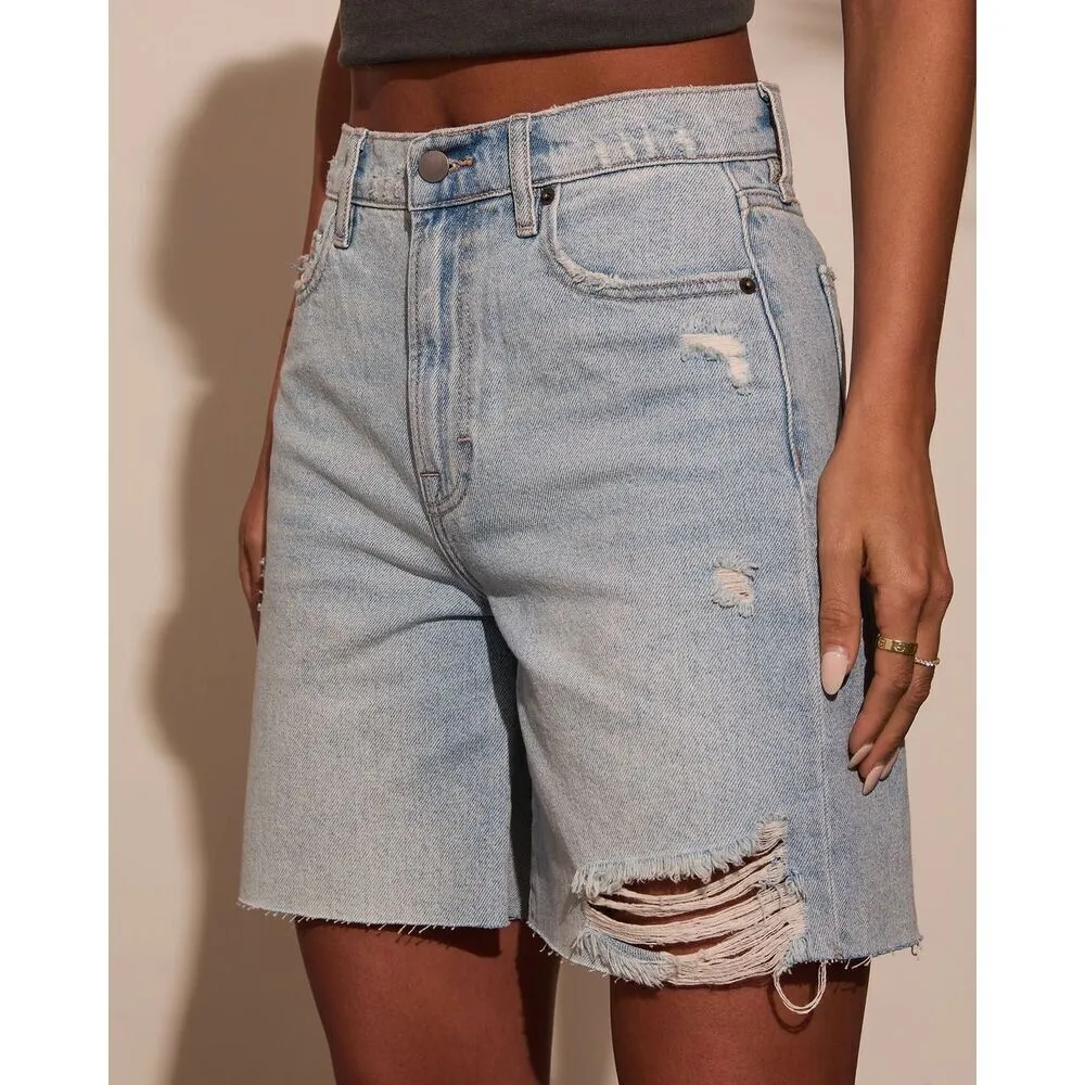 VICI Indio Denim Dad Shorts Size 27 - Image 2