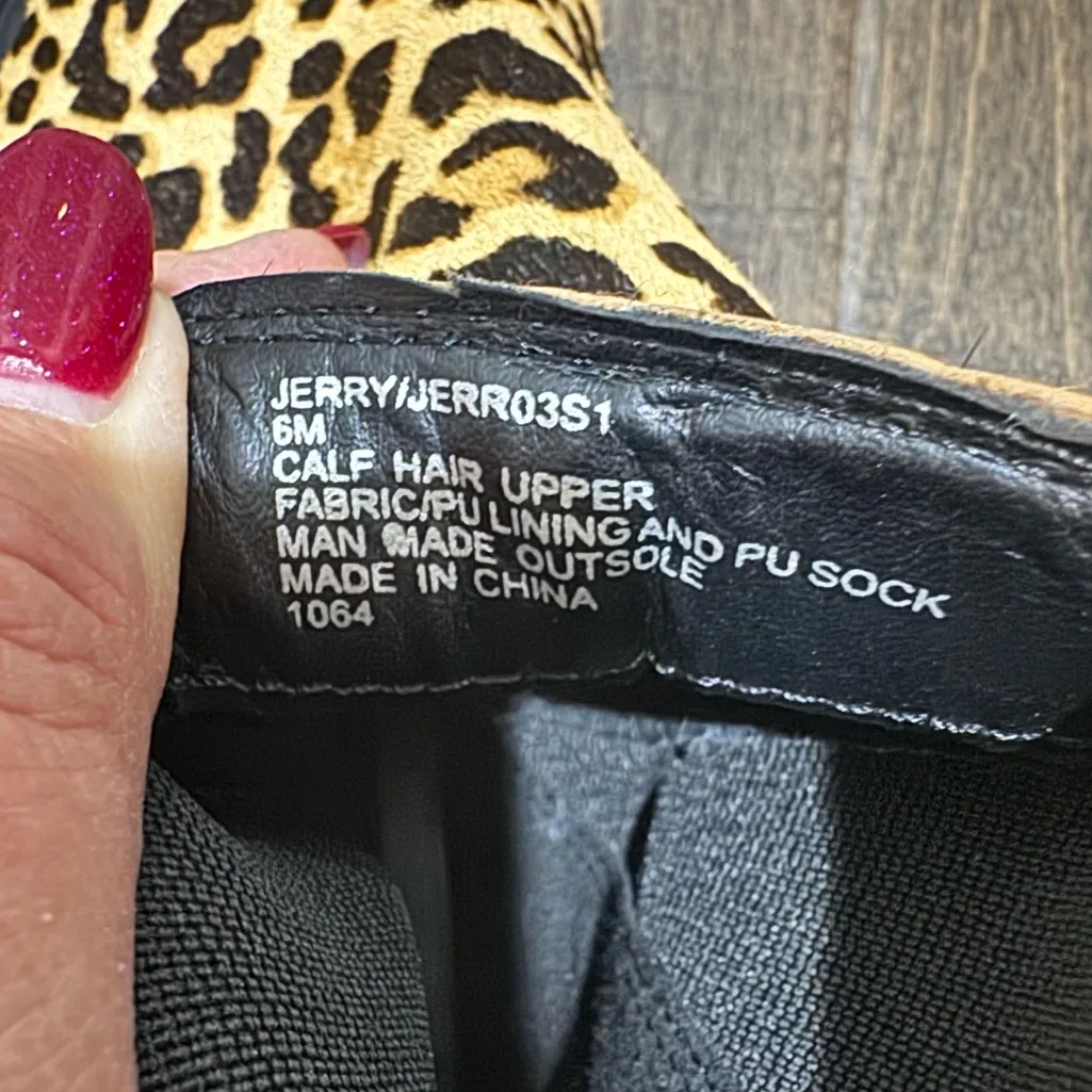 Steve Madden Leopard Print Calf Hair Chelsea Boots – Women’s 6 - Image 10