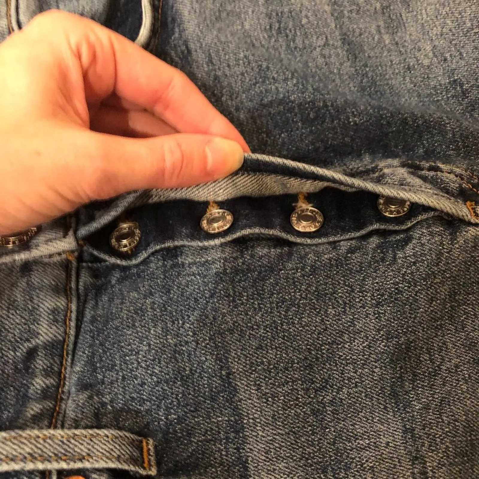 Re/Done High Rise Skinny Jeans - Image 9