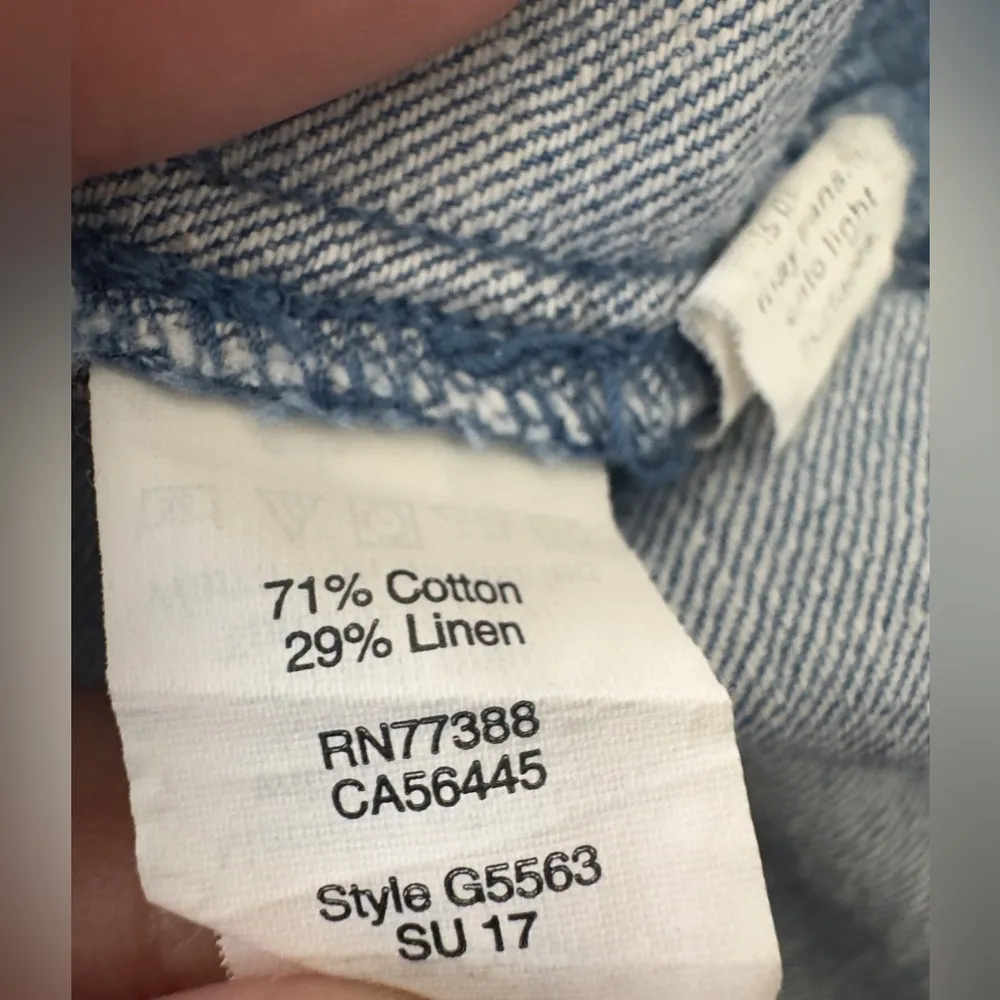 Madewell  Denim Wrap Dress - Image 6