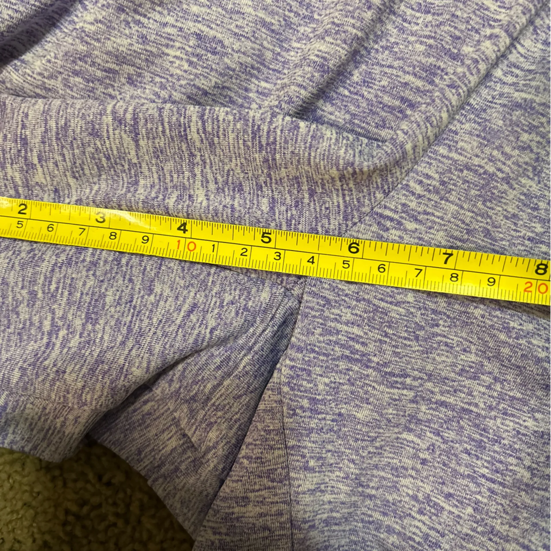 Liberty Pro Women's Purple Heather Athletic Shorts Running Workout Gym Sz S EUC - Image 5