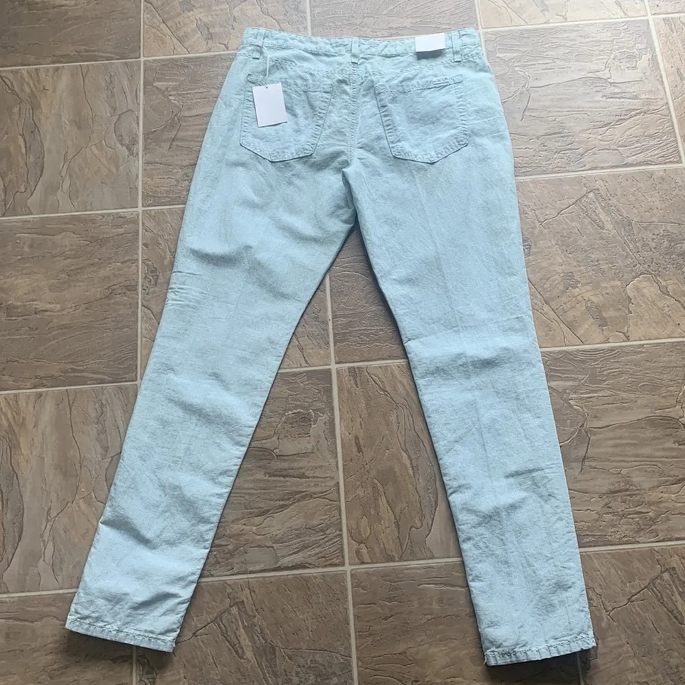 Joe’s Jeans Weekender Slim Fit Linen Sky Blue Pants Sz 30 NWT - Image 8