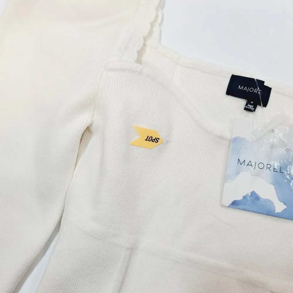 MAJORELLE Elmore Mini Dress in White Medium - Image 6