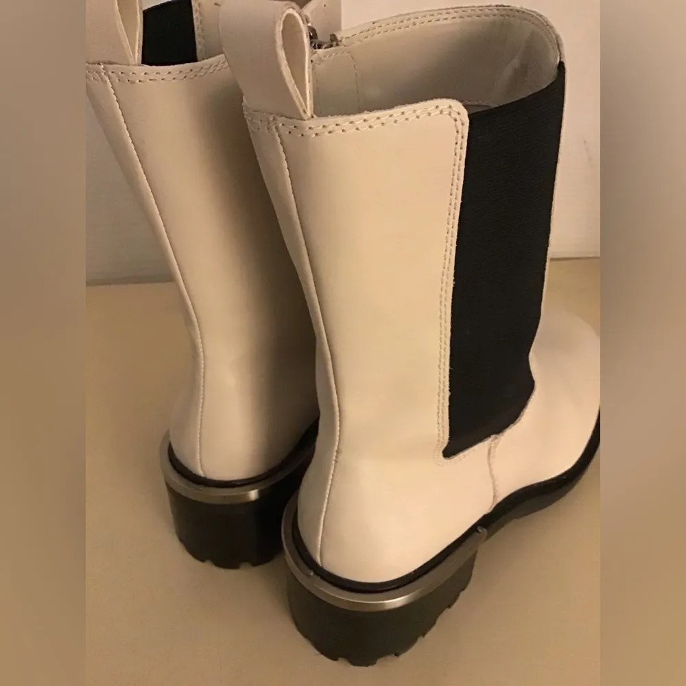 COPY - Vince Camuto women Ivory leather Kourtly boots US 7.5 Euro 38 - Image 2