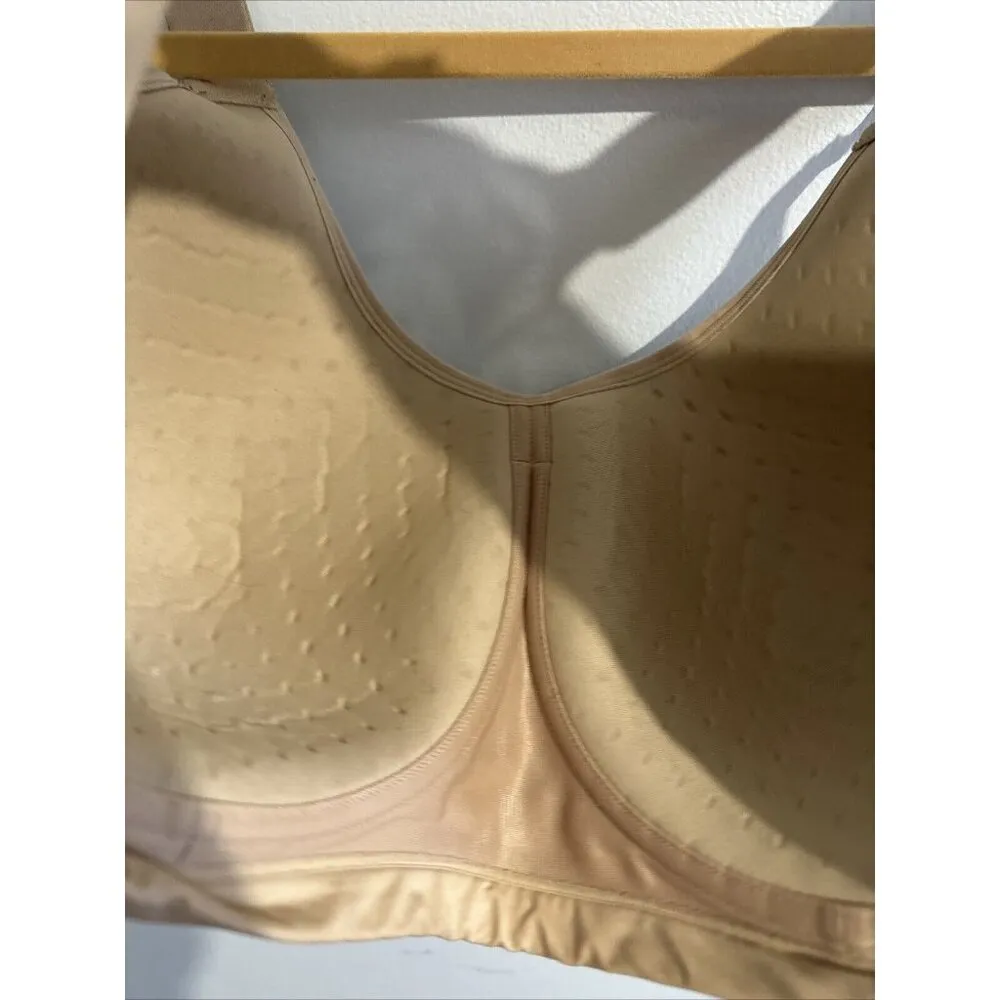 Livi 40H Womens Bra Comfort Adjustable Underwire Beige Nude Stretch Wide Straps - Image 10