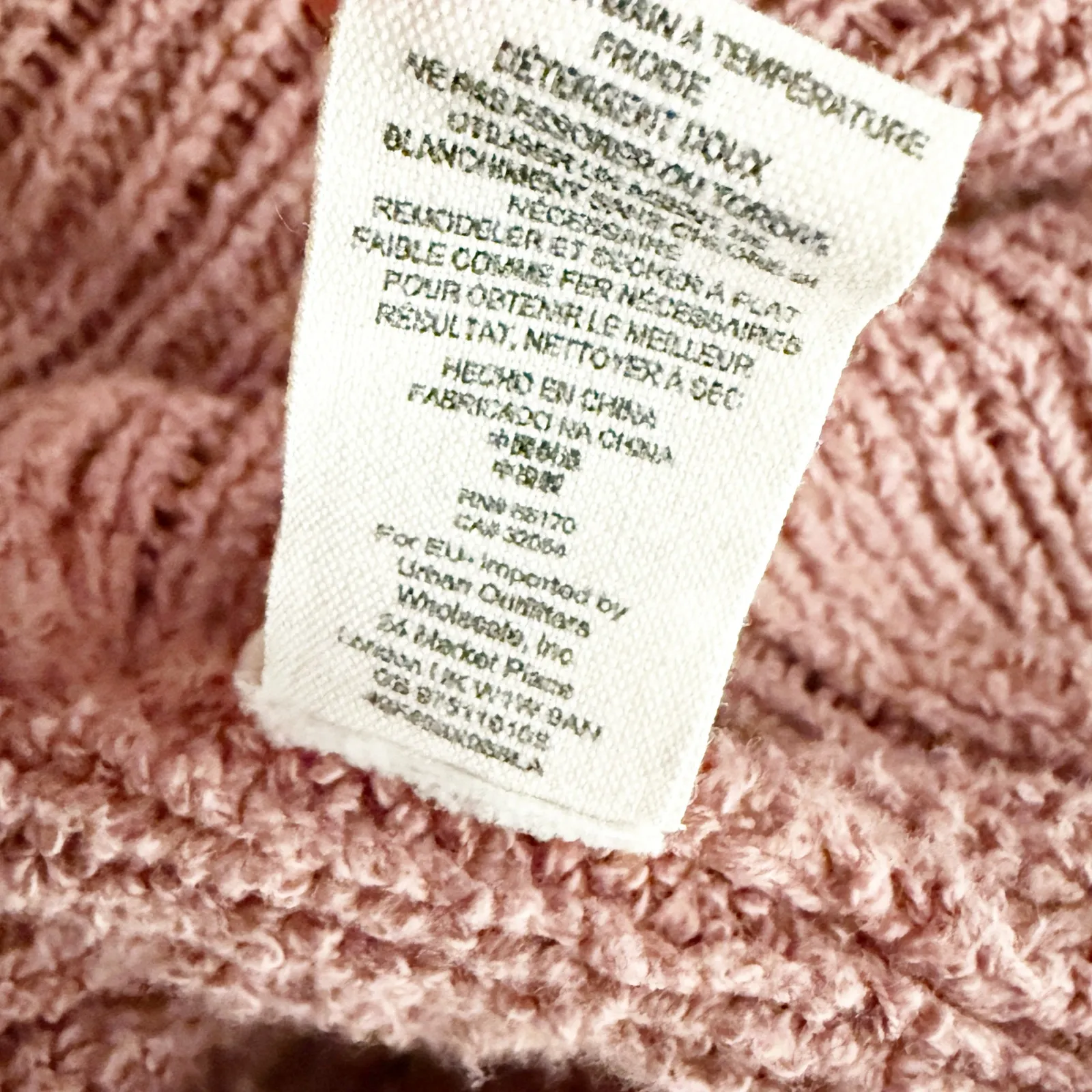 FREE PEOPLE | Mauve Pink Wrap Cardigan Sleeveless Vest Sloppy Pocket | Small - Image 8