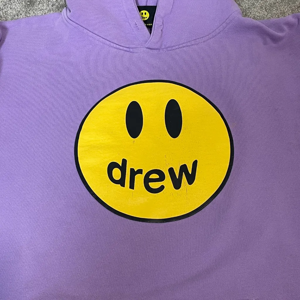 Drew House‎ Lavender Mascot Hoodie Size Small - Image 7
