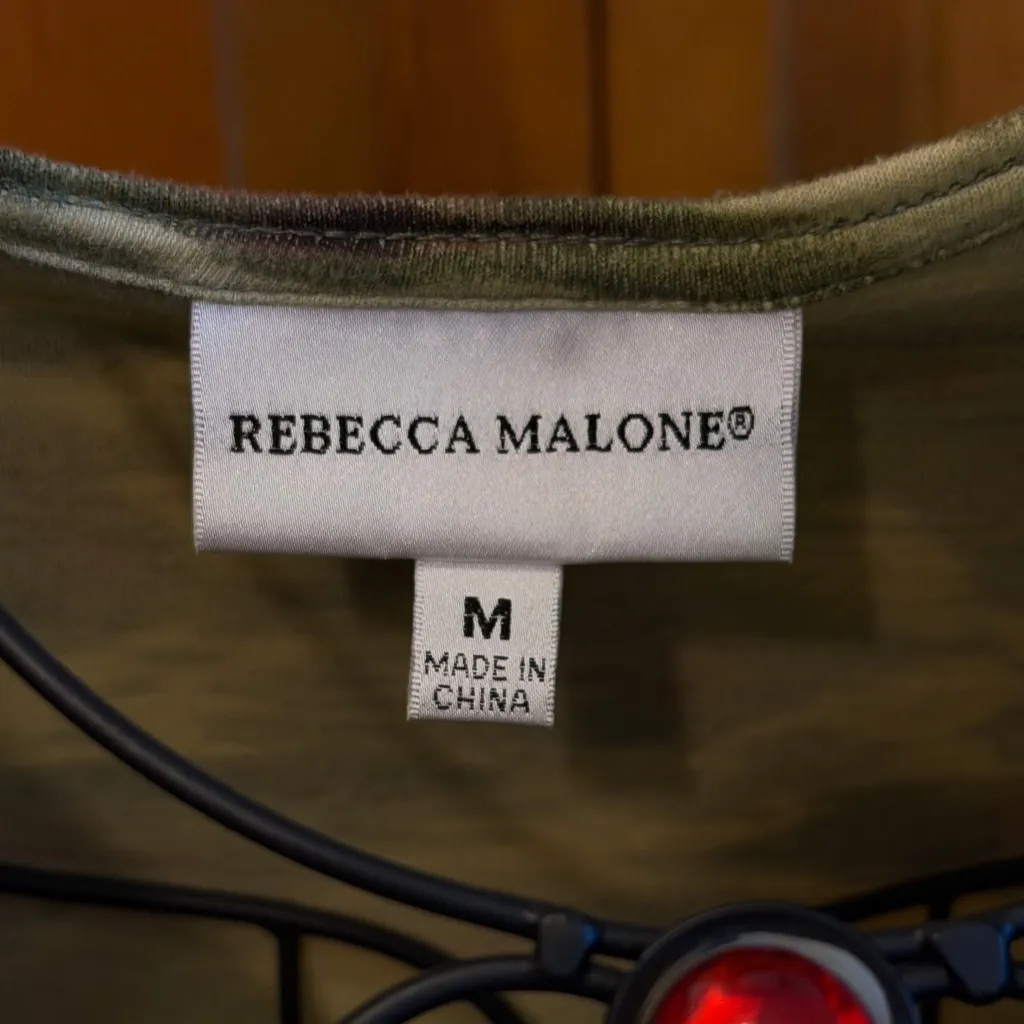 🪖🪖🪖BOGOHO🪖🪖🪖Rebecca Malone Camouflage Patterned Top—Medium - Image 3