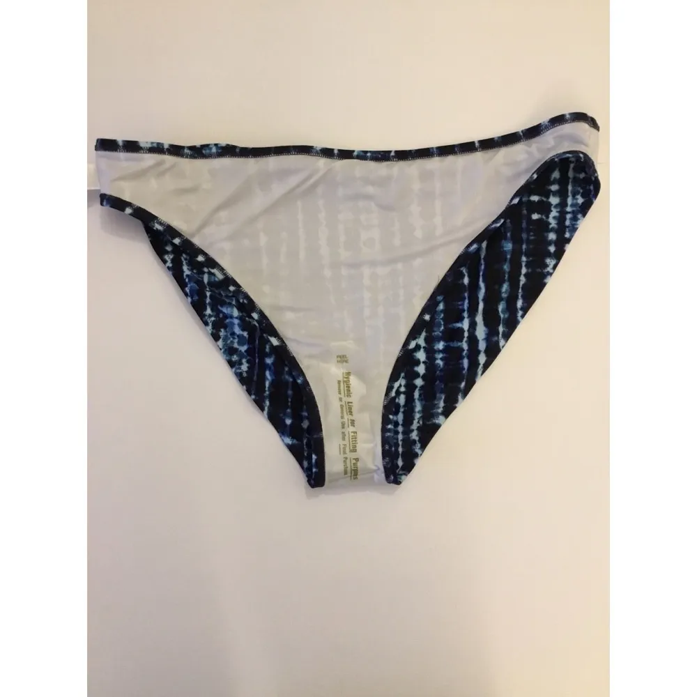 Old Navy Blue Shibori Tie-Dye Bikini Swim Bottoms Sz 1X - Image 9
