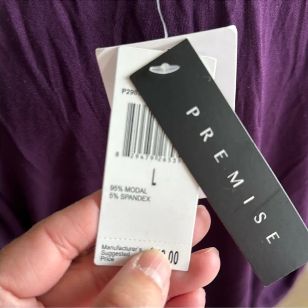 Premise Off-Shoulder Purple Blouse - Image 7