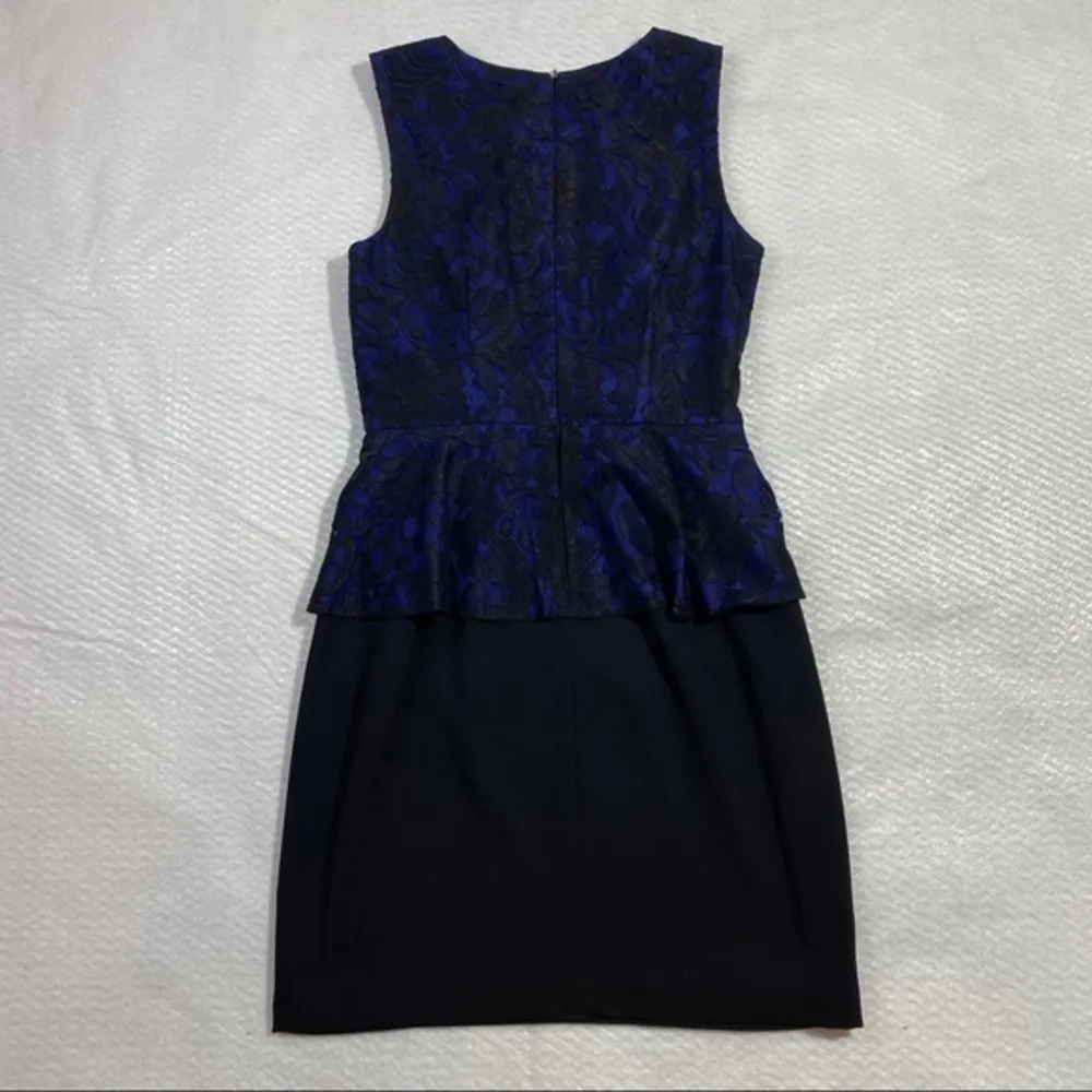 Ali Ro Lace Sleeveless Peplum Dress‎ Cocktail Evening Feminine Size 4 - Image 7