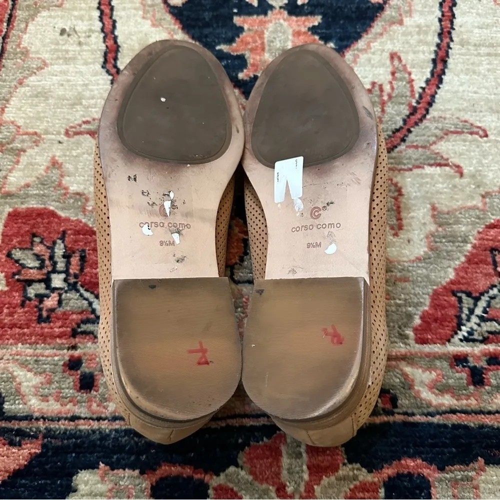 Corso Como Perforated Leather Carlynee Loafers - Image 9