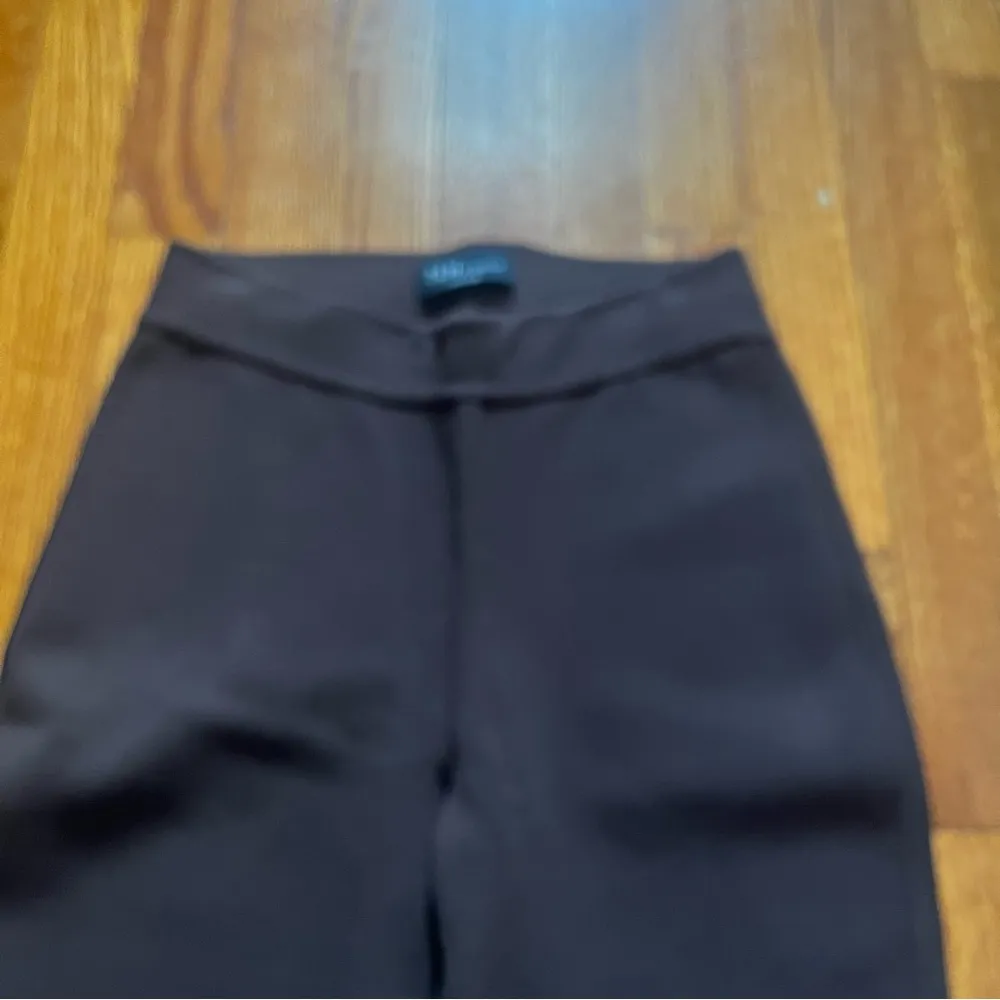Aritzia brown baton high rise split hem flare pants size small - Image 4