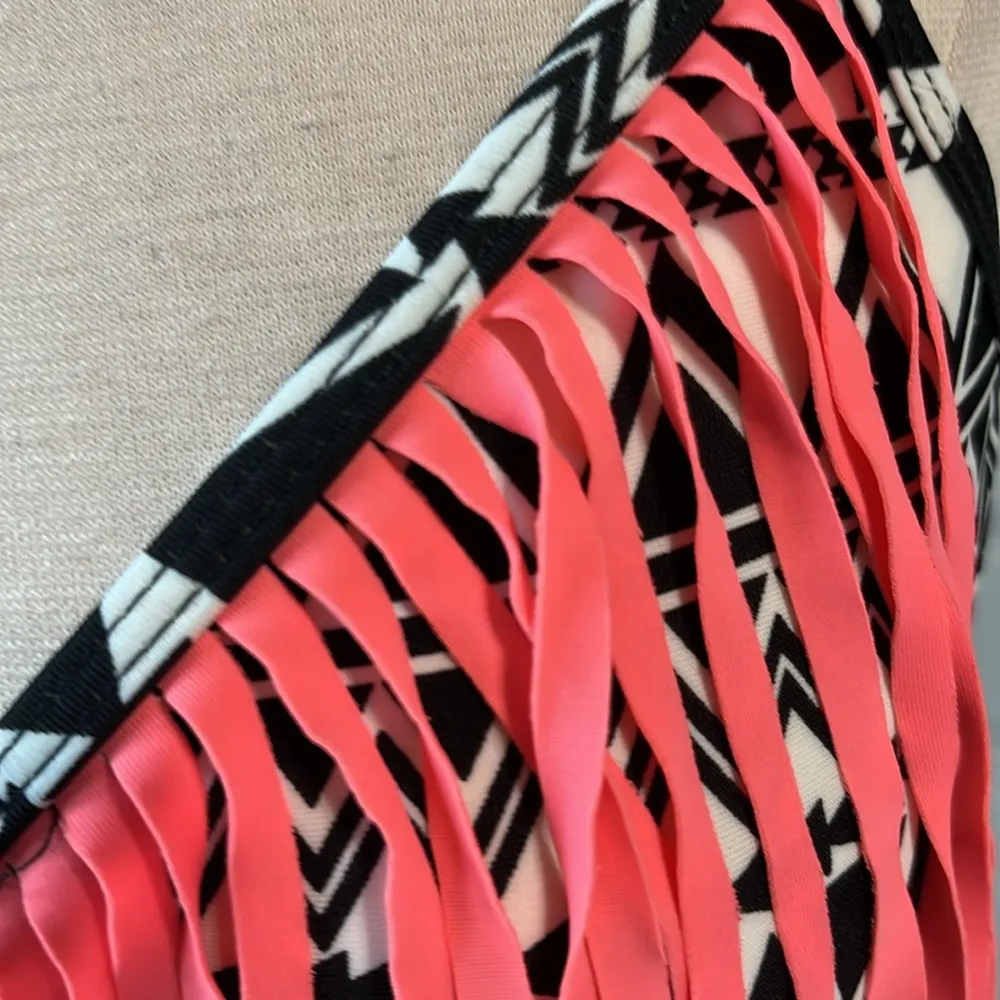Ymi Boho Tribal Fringe Bikini Top - Image 3