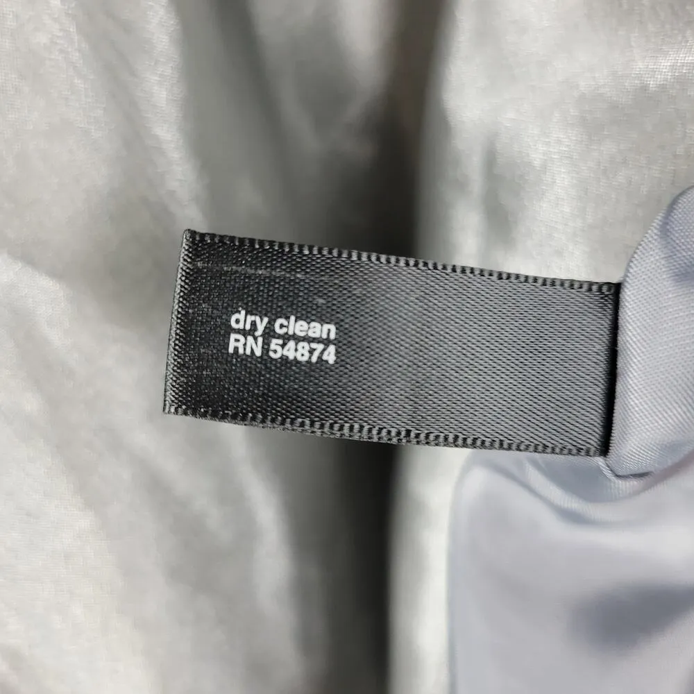 The Limited Event Women's Dress 6 Silver Strapless Organza Party Prom Cocktail - Image 11