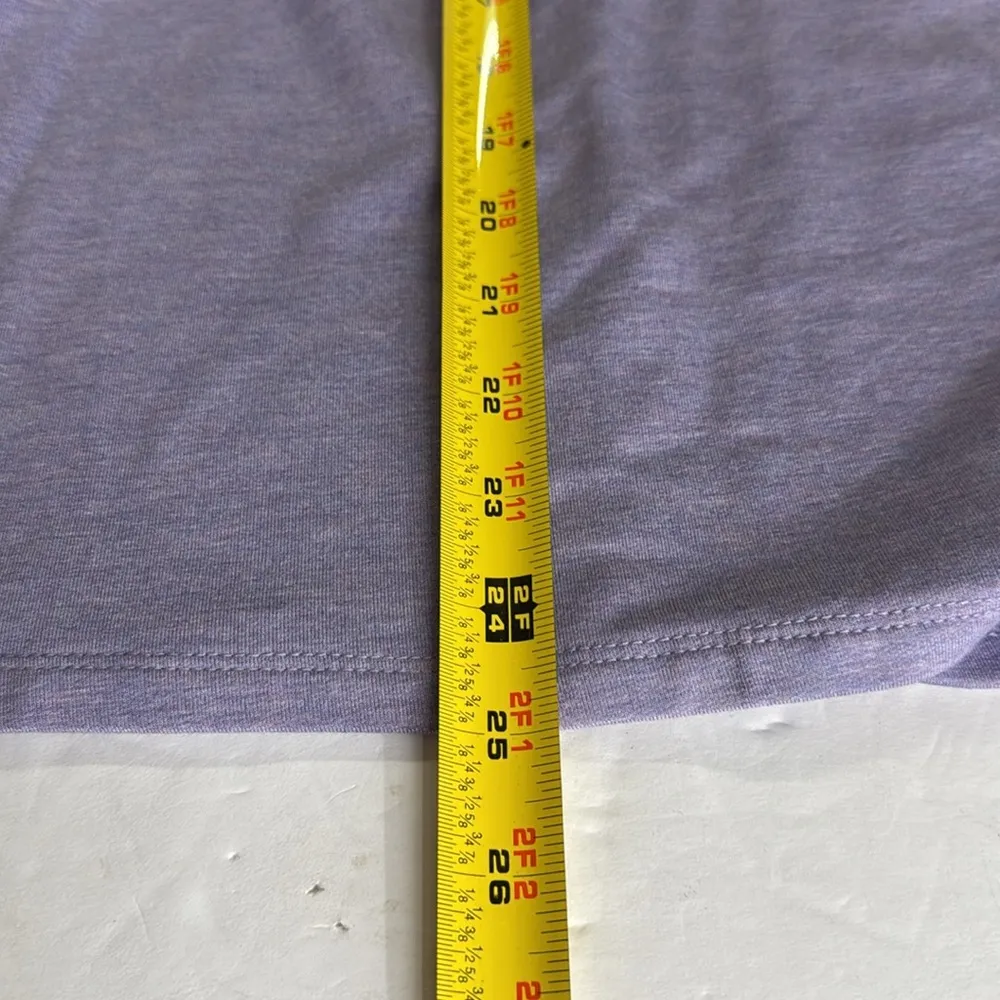 Chico’s light purple cowl neck side button XL 3 long sleeve pullover soft casual - Image 10