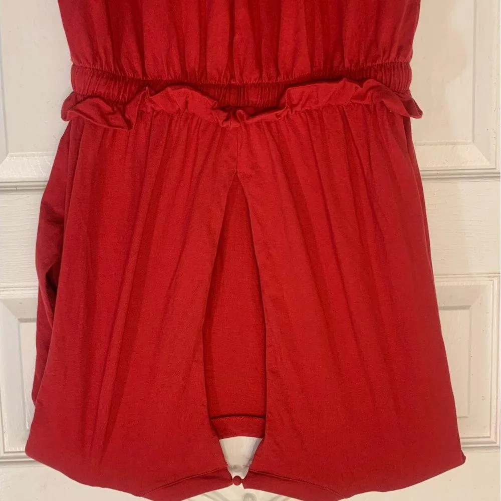 Jogging Sleeveless Red Jumpsuit. 1557 Size M - Image 8