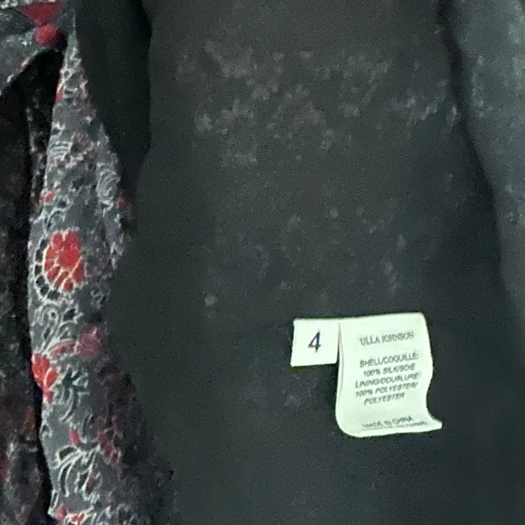 Ulla Johnson Eleni‎ Floral Silk Minidress in Twilight - Image 13