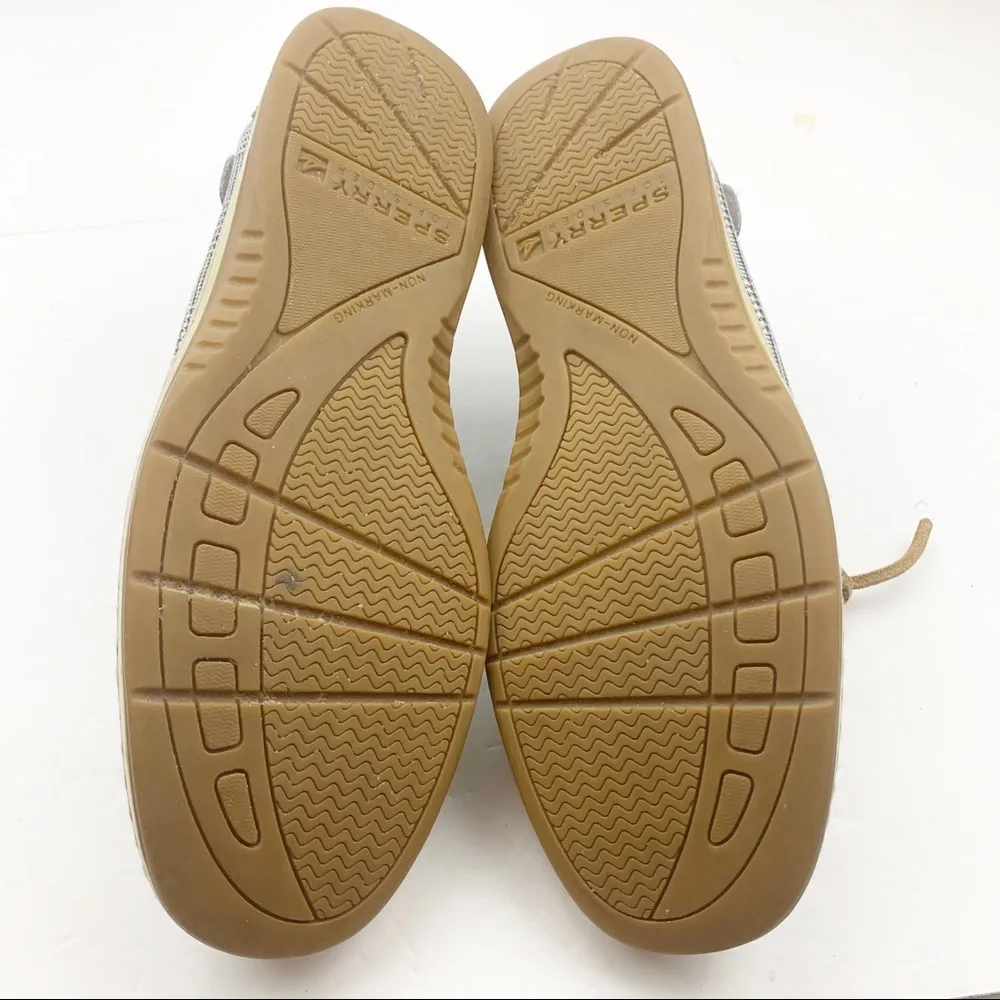 Sperry Topsider Size 7.5 Navy Blue Slip On Boat Shoe Loafers - Image 8