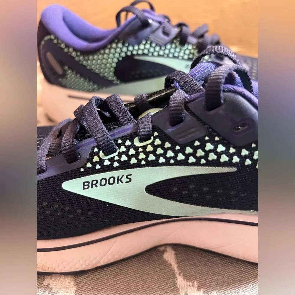 Brooks Women's Blue Purple GHOST 14 Athletic Shoes running activewear casual 10 - Image 2