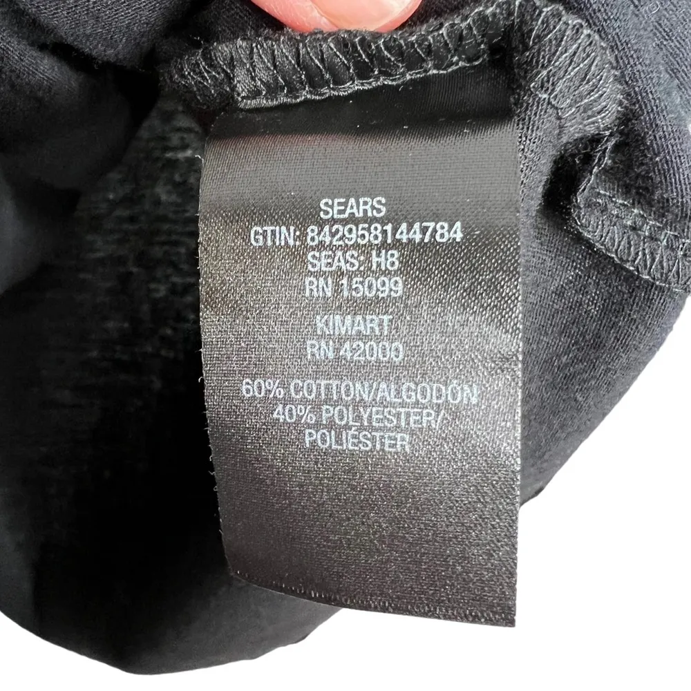 Joe Boxer Glitter Gingerbread Oh Snap Red & Black Raglan Tee Shirt - Image 5