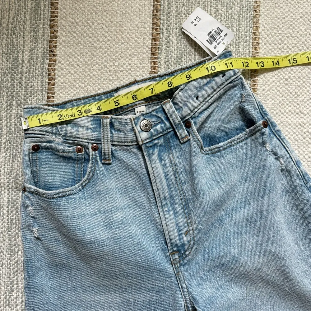 Abercrombie & Fitch  Curve Love The 90’s Straight Ultra High Rise Jeans 24/ 00 S - Image 6