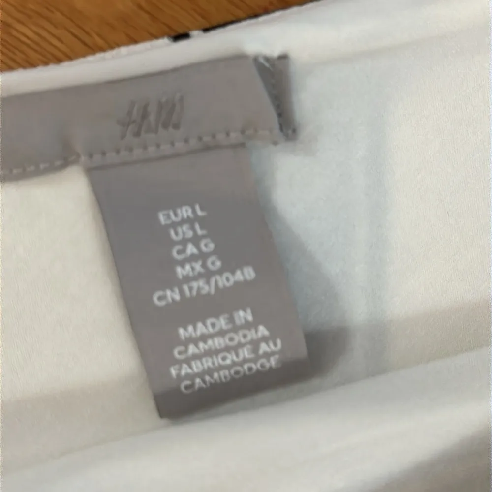 Striped Wrapover Sleeveless Dress Sz L - Image 8