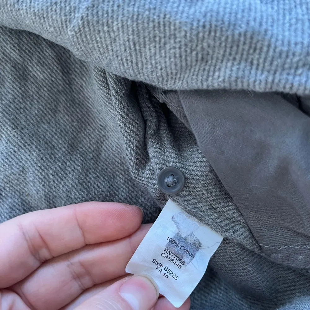 Gray Madewell flannel button down shirt with pockets - Image 9